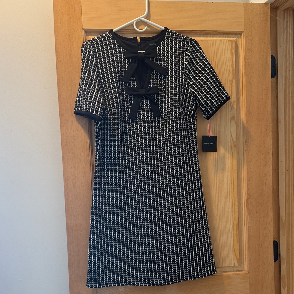 Cynthia Rowley Black and White Mini Dress